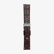 683 Antiquo, Alligator embossed leather watch strap