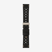 686/SH Rally, Vintage leather watch strap with small holes