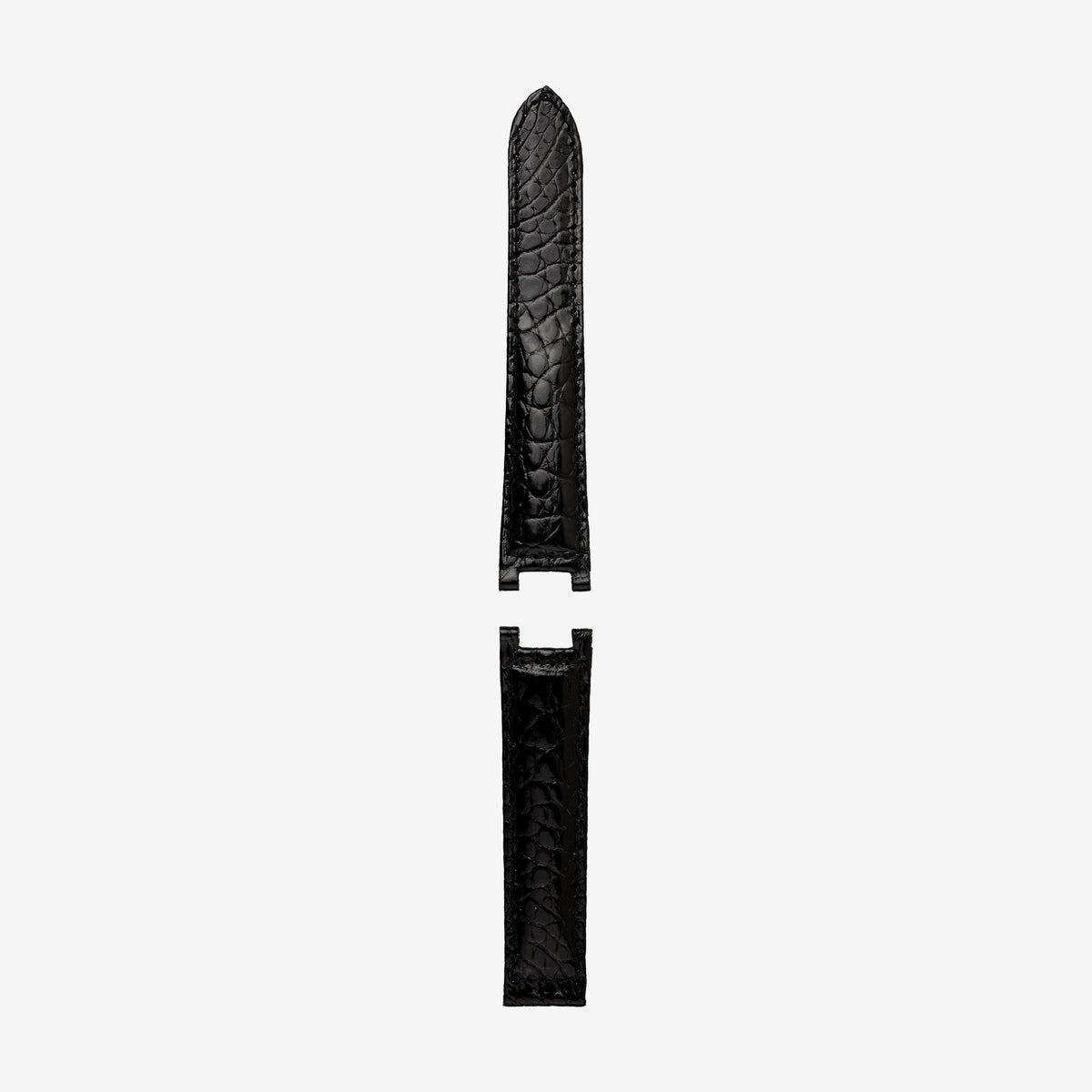 706 Cinturino in alligatore lucido (fianco) compatibile per Cartier Pasha