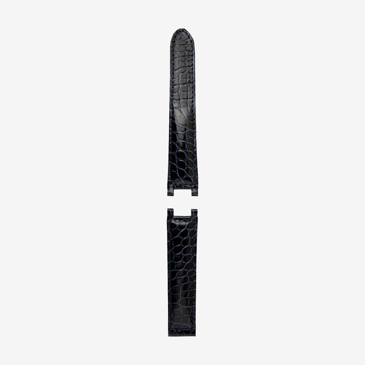 706 Cinturino in alligatore lucido (fianco) compatibile per Cartier Pasha