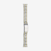 7400MG Two tone wrapped stainless steel bracelet with straight ends