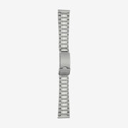 740 Semi-solid stainless steel bracelet with straight ends