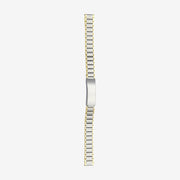 8292MGD Two tone wrapped stainless steel bracelet with straight ends