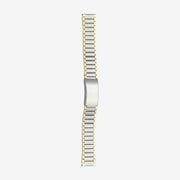 8292MGU Two tone extra long wrapped stainless steel bracelet with straight ends