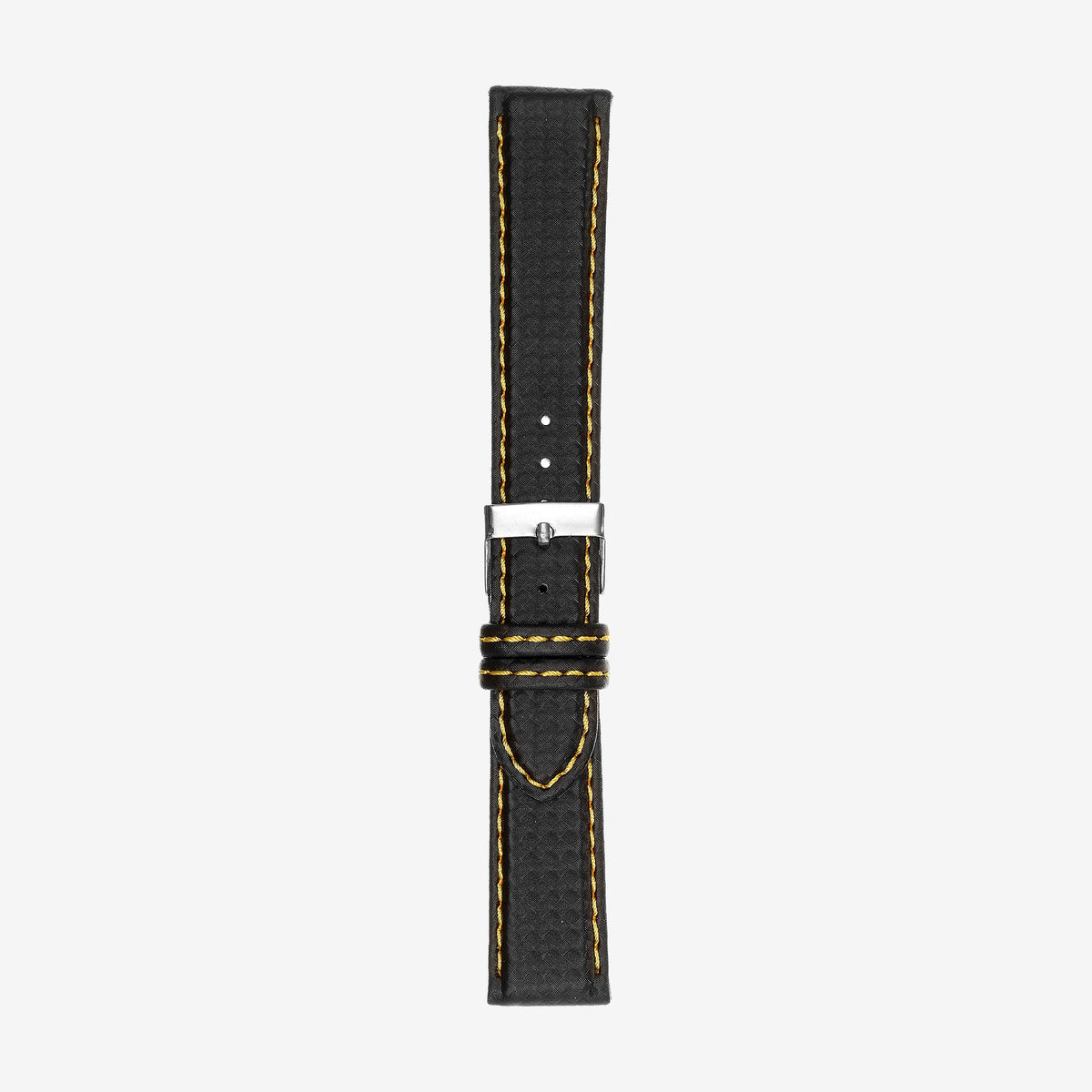 861 Diving, Carbon fiber grained leather watch strap