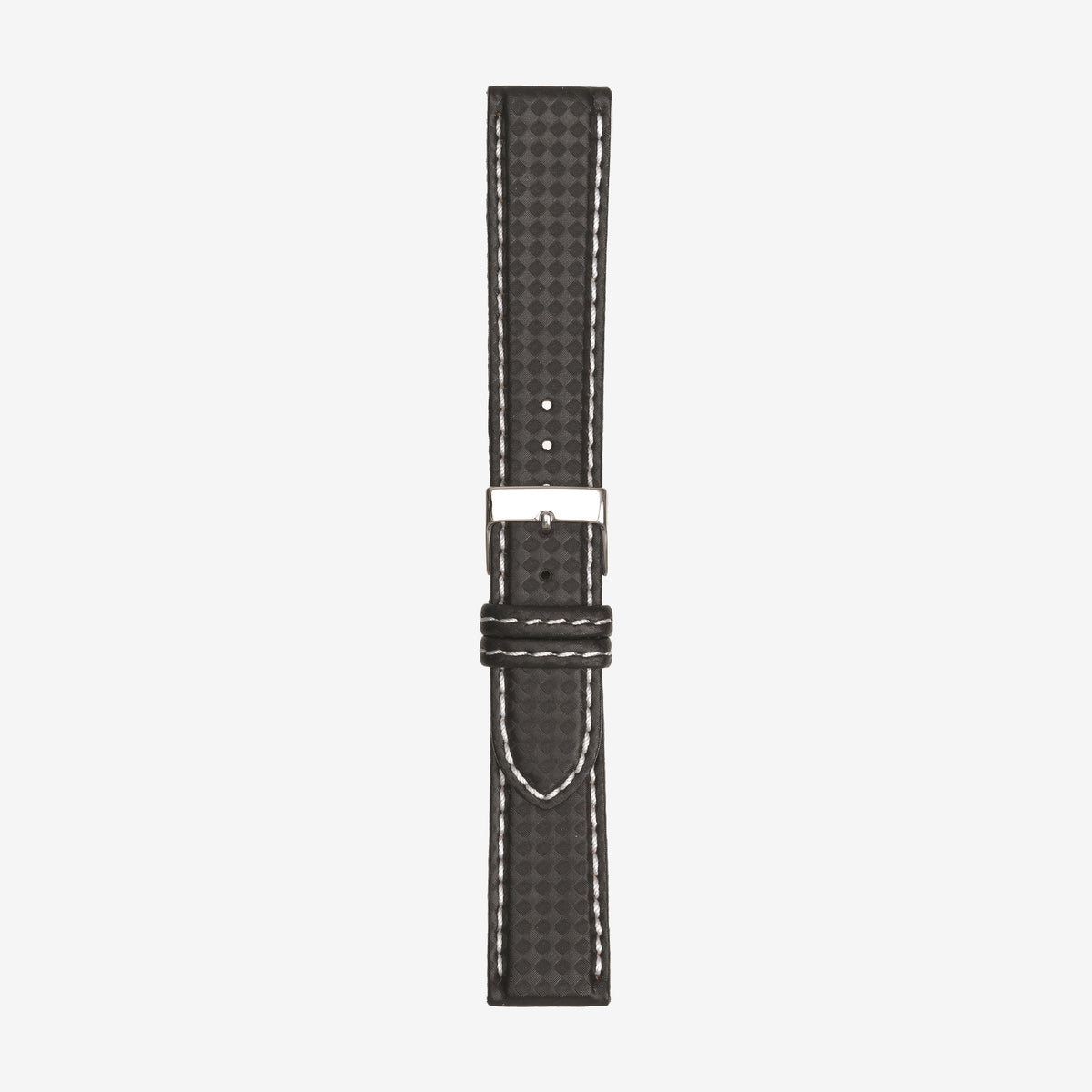 861 Diving, Carbon fiber grained leather watch strap