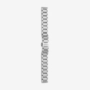 8990 Solid stainless steel bracelet with straight ends