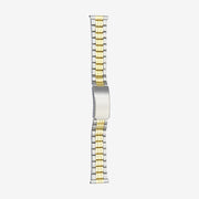 9120MG Two tone wrapped stainless steel bracelet with straight ends
