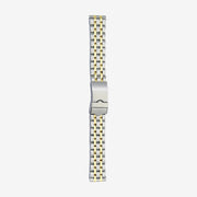 9150MG Two tone stainless steel bracelet with straight ends