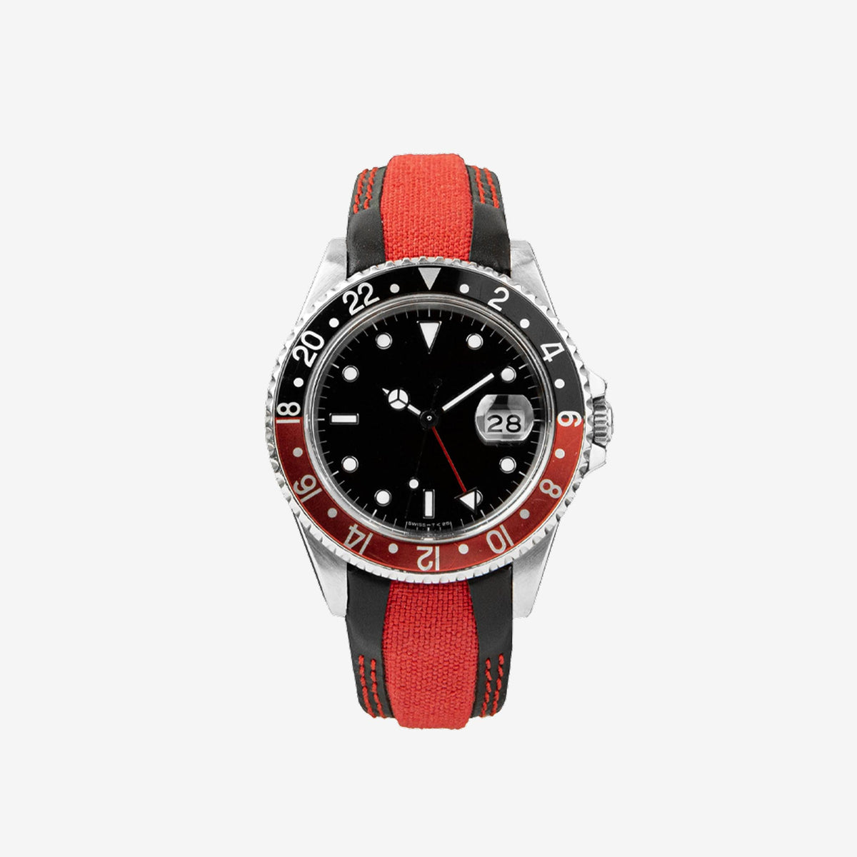 944 Marine, Cinturino in pelle e cordura compatibile per Rolex