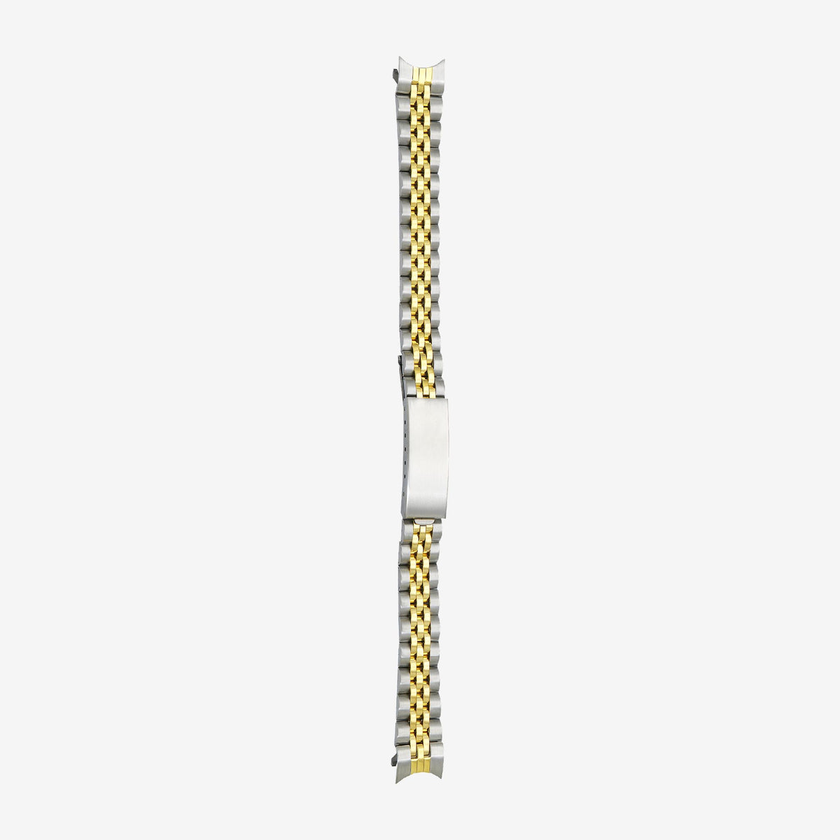 DB508LG Cinturino bicolore in acciaio a maglie ripiegate con ansa curva