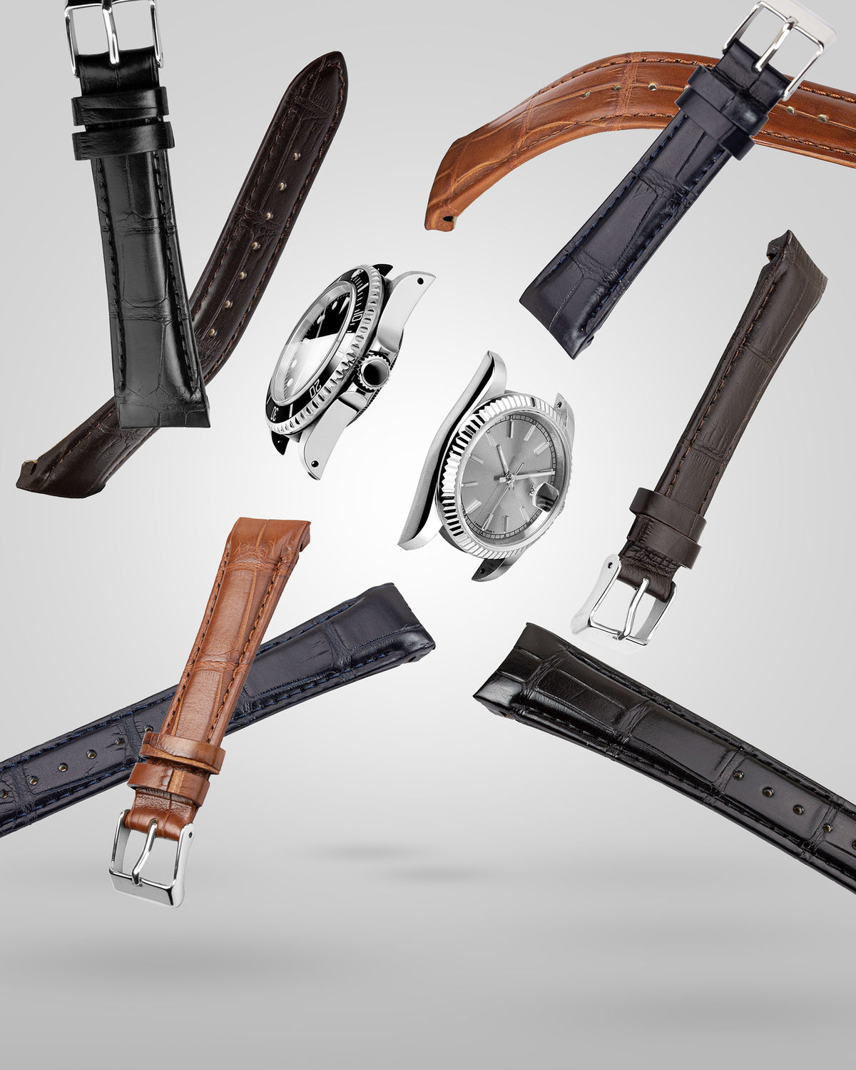 950 Cinturino In vero alligatore opaco compatibile anche con Rolex